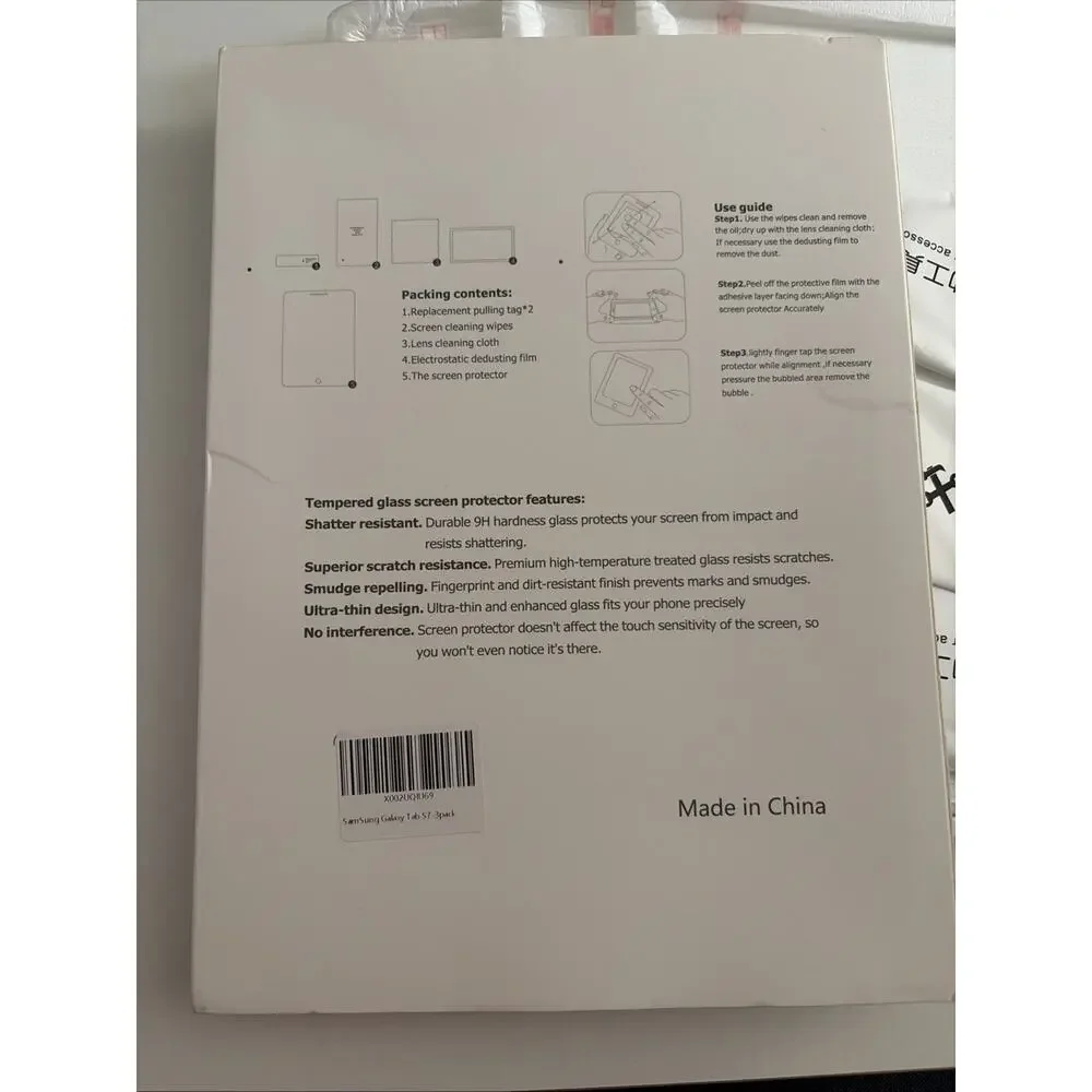 Tablet S7 2020 11in Screen protector Set Of 3